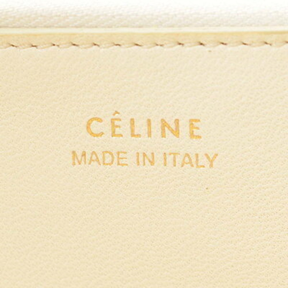 Celine Multifunction Python Long Wallet Ivory Whi… - image 6